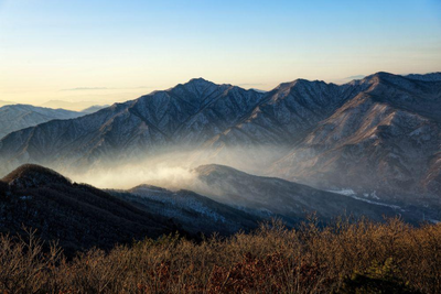 Sobaeksan-Gebirge, Südkorea Reise