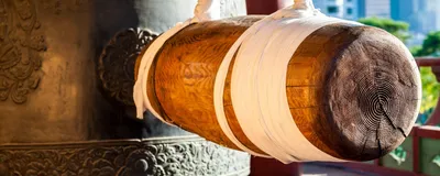 Glocke in einem Tempel, Südkorea Reisen, Temple Stay