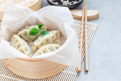 Koreanische Dumplings, Mandu, Südkorea Reise