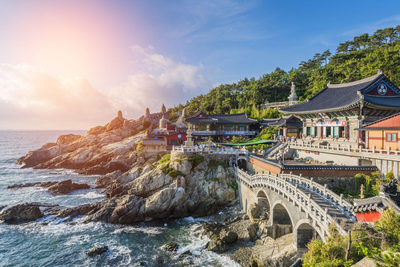 Haedong Yonggungsa Tempel in Busan, Südkorea Reisen