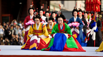 Traditionelle Zeremonie, Südkorea Reisen, Kultur
