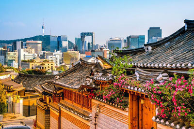 Hanoks, Bukchon, Seoul, Südkorea Kulturreise