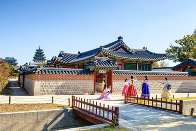 Gyeongbokgung Palast, Seoul, Südkorea Reise